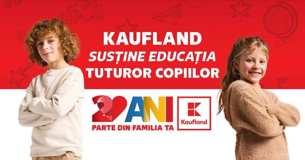 Kaufland susține educația tuturor copiilor și reduce prețurile la rechizite