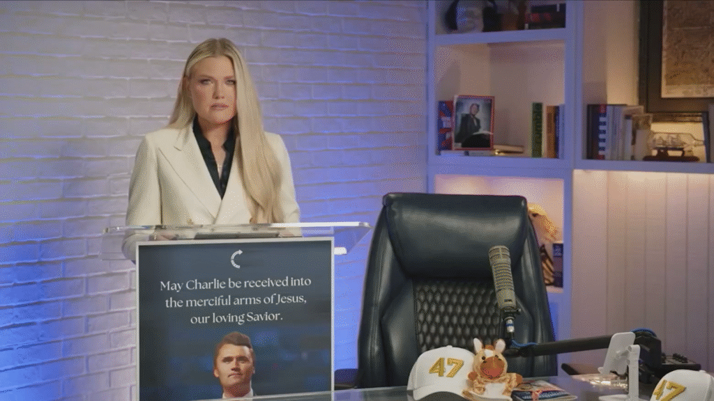 Erika Kirk, văduva lui Charlie Kirk, a ținut un discurs după asasinarea soțului ei în Utah. „Nu aveți idee ce ați declanșat în întreaga lume”