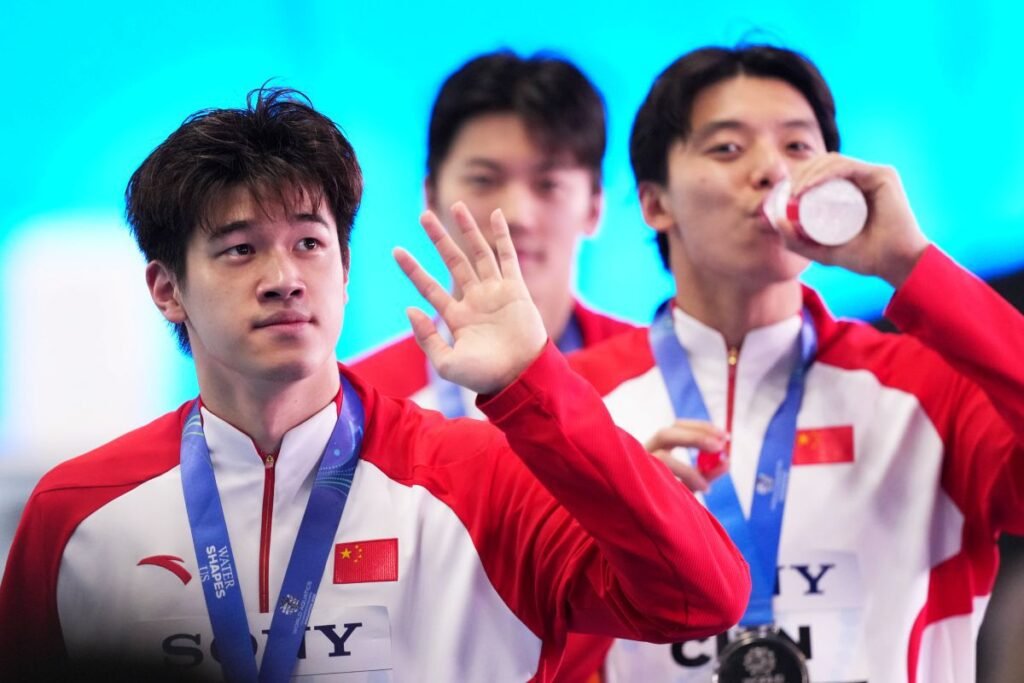 Pan Zhanle, marele rival al lui David Popovici, interviu de maxim interes în China: „Recunosc!” Pan Zhanle, marele rival al lui David Popovici, interviu de maxim interes în China: „Recunosc!”