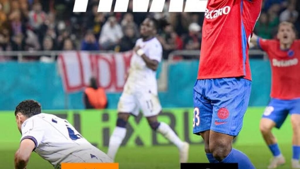 FCSB a pierdut cu 1-2 cu Bologna