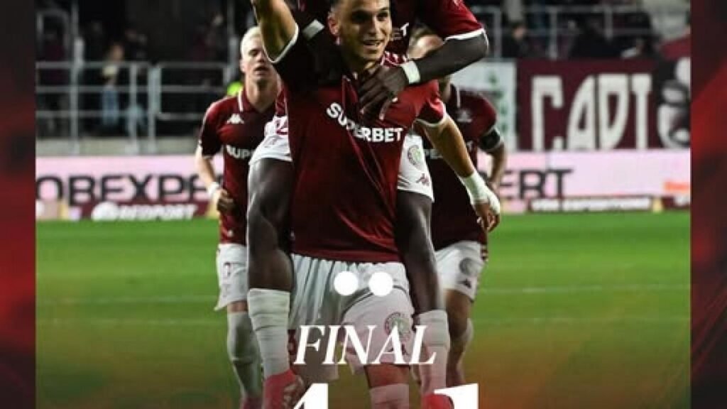 Rapid București-Unirea Slobozia, 4-1, în Superligă