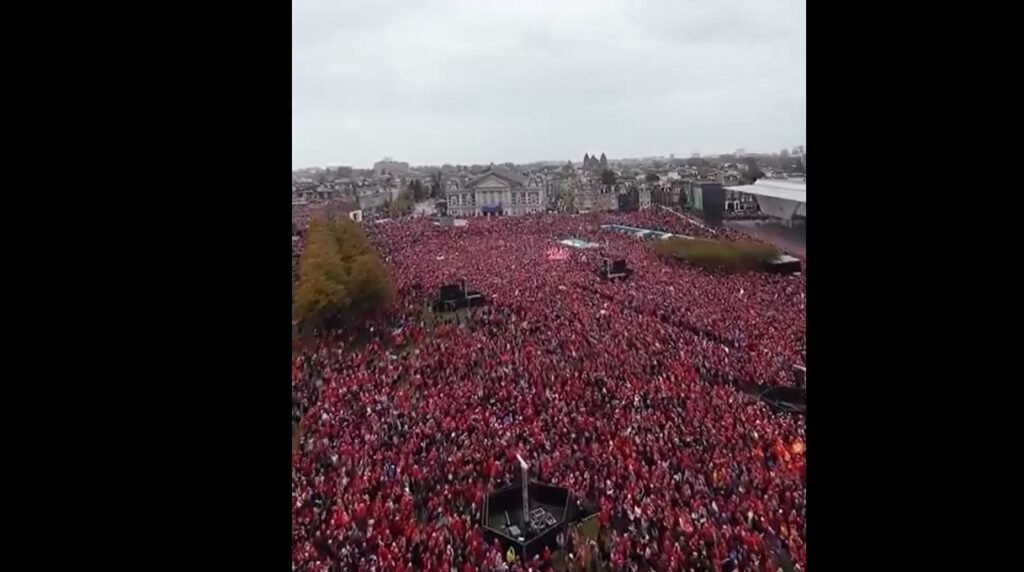 Sute de mii de oameni în stradă pentru Gaza