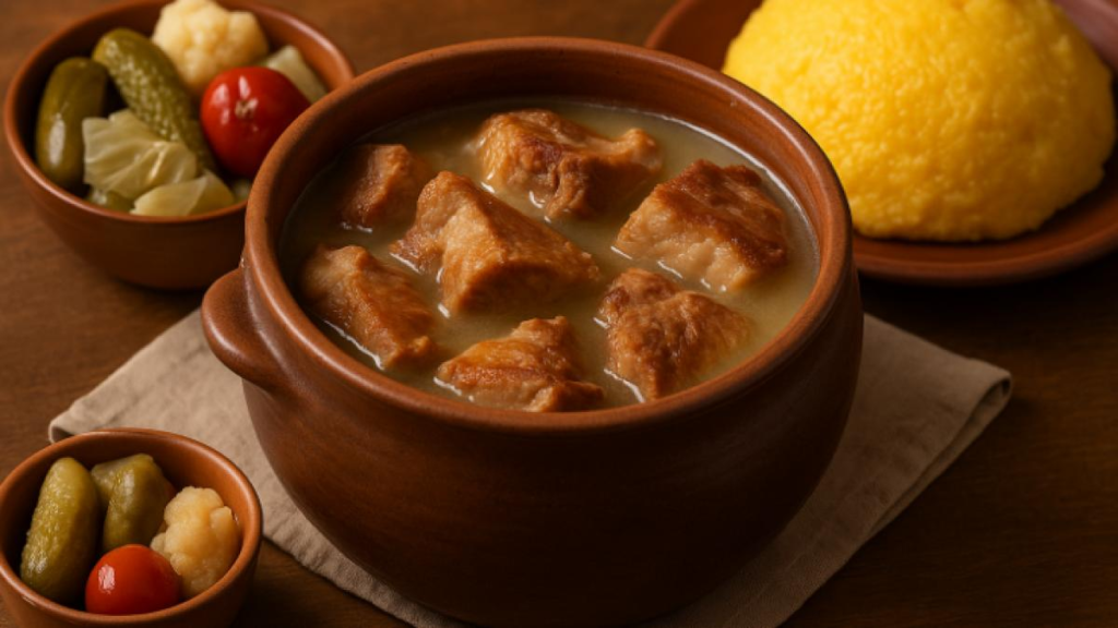 carne la garniță cu gust autentic de copilărie