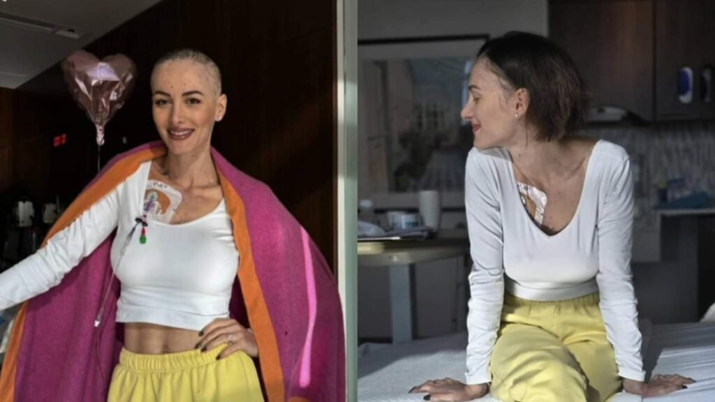 Imagini emoționante: o cântăreață din România, în luptă cu leucemia Beatrice Andrei