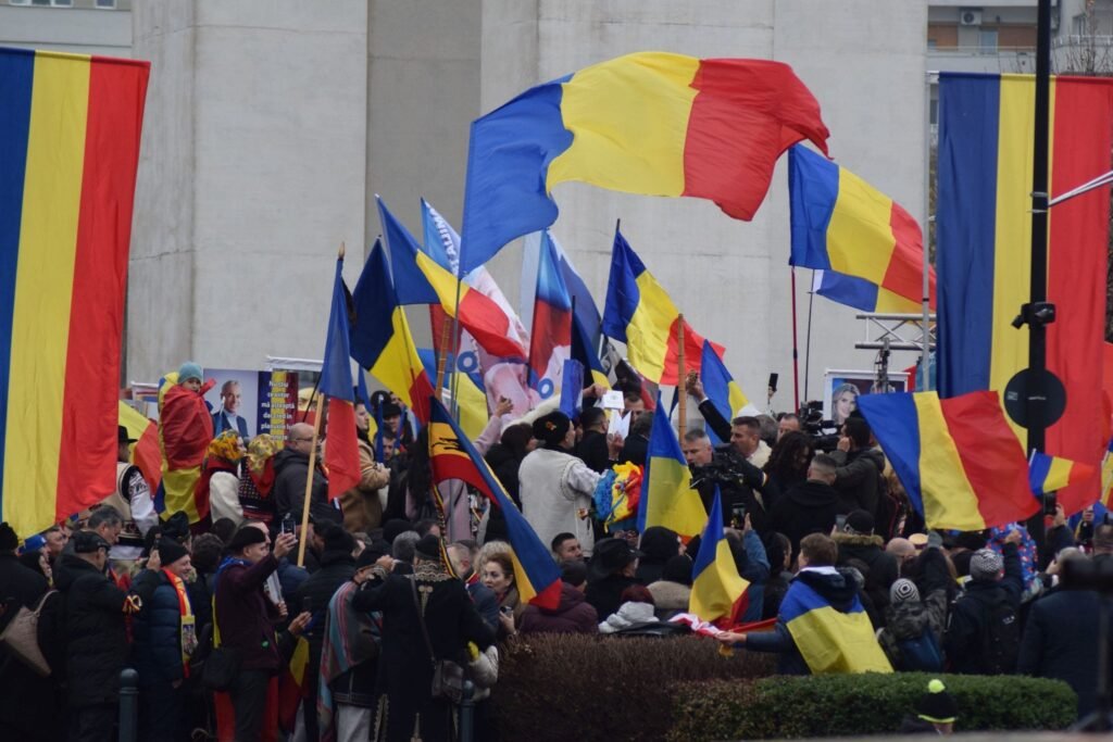 Susținători ai mișcării suveraniste adunați la Alba Iulia de 1 decembrie 2025