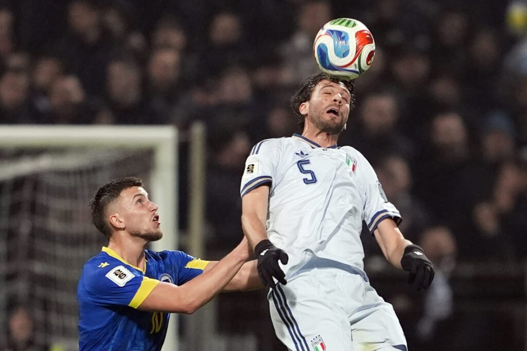Italia ratează din nou calificarea la Cupa Mondială după eliminarea la penalty-uri cu Bosnia